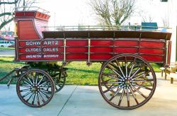 Swartz Clydesdales Hitch Wagon